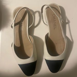 SOLD Chanel Slingback flats size 36.5